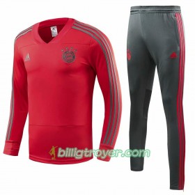 FC Bayern München Trenings Collegegenser Set Rød 2018/19